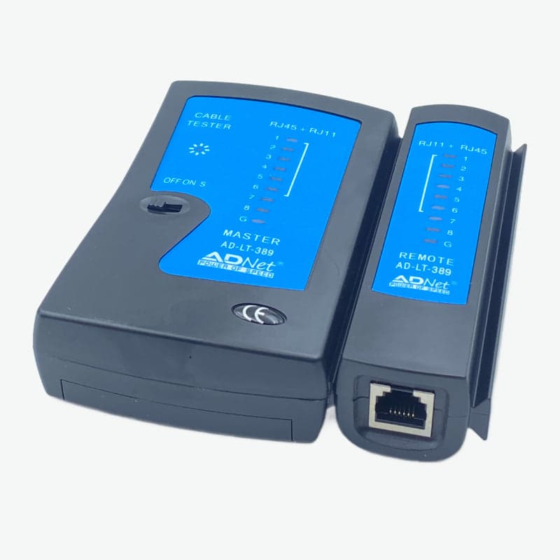RJ45 RJ11 Network LAN Cable Tester with LED Indicators - View 2