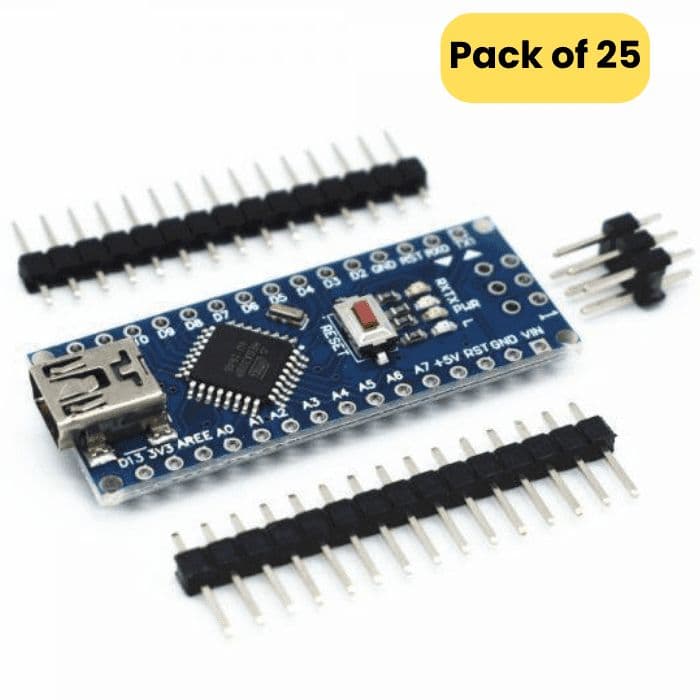 Arduino Nano R3 compatible Board (Pack of 25) - View 1