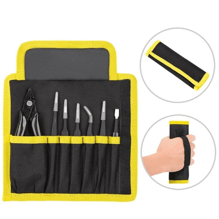 Soldron Tweezer and Cutter Pouch Set - View 2