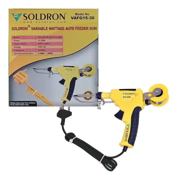 Soldron Auto Feeder Gun 15-30W 230V - View 2