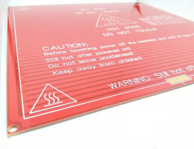 MK2B 3D Printer PCB Heat Bed - 214 mm - View 3
