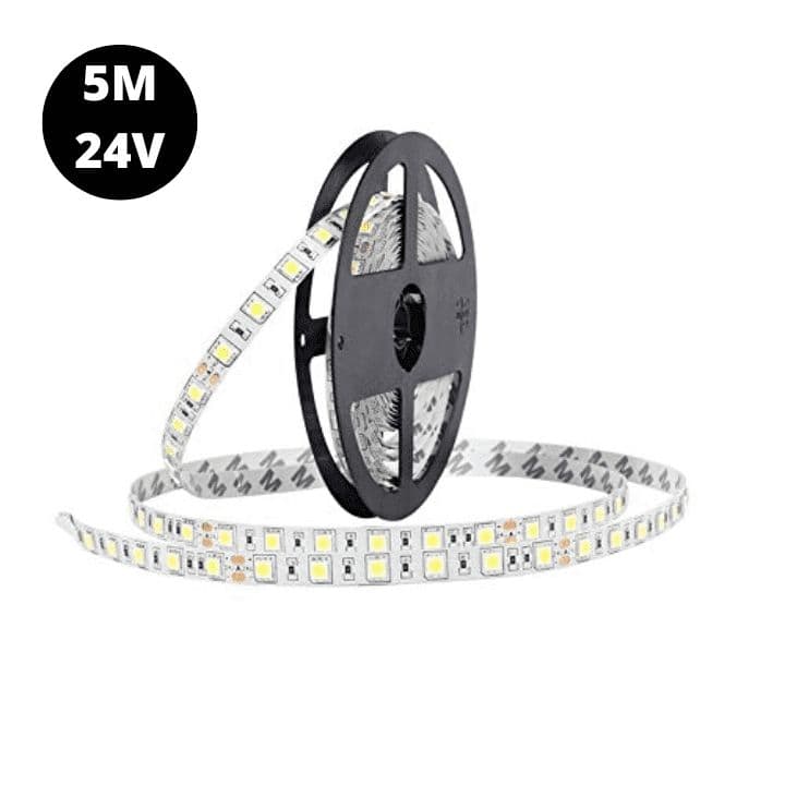 24V RGB 5050 SMD LED Strip Flexible 5M/Roll NO Waterproof - View 3