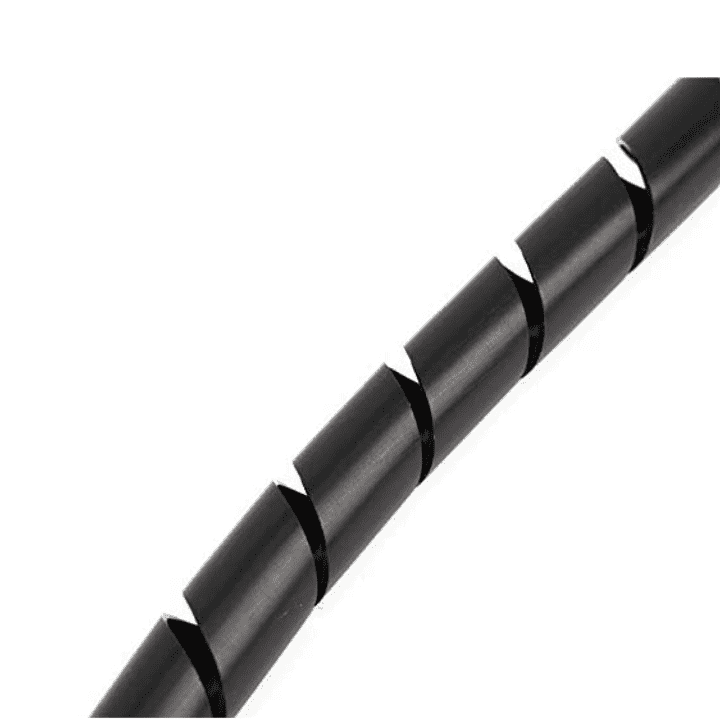 10mm Spiral Wrapping Band Black 10M for Wires - View 3