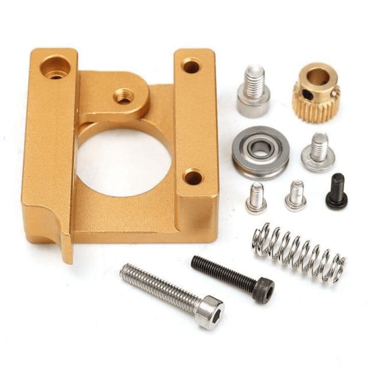 Extruder Kit Left Side MK8 Aluminum 3D Printer Block - View 1
