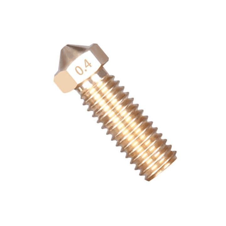 V6 Volcano Brass Length Extruder Nozzle 1.75mm x 0.4mm - View 2