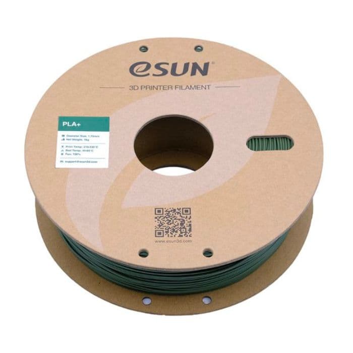 eSun 1.75mm PLA+ 3D Printing Filament 1kg olive green Color - View 2