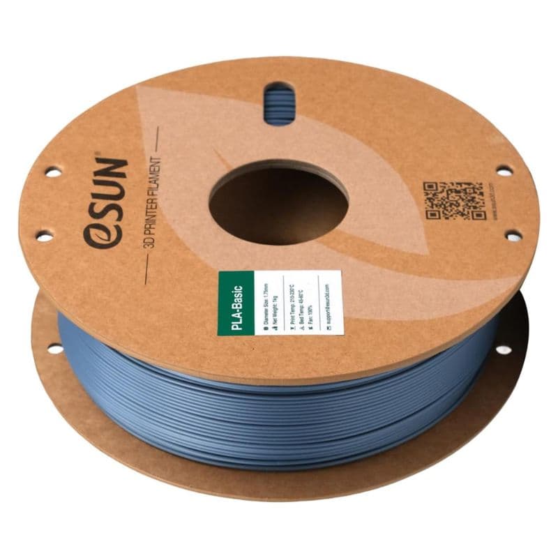 eSun 1.75mm PLA-Basic Grey Color 3D Printing Filament 1kg - View 3