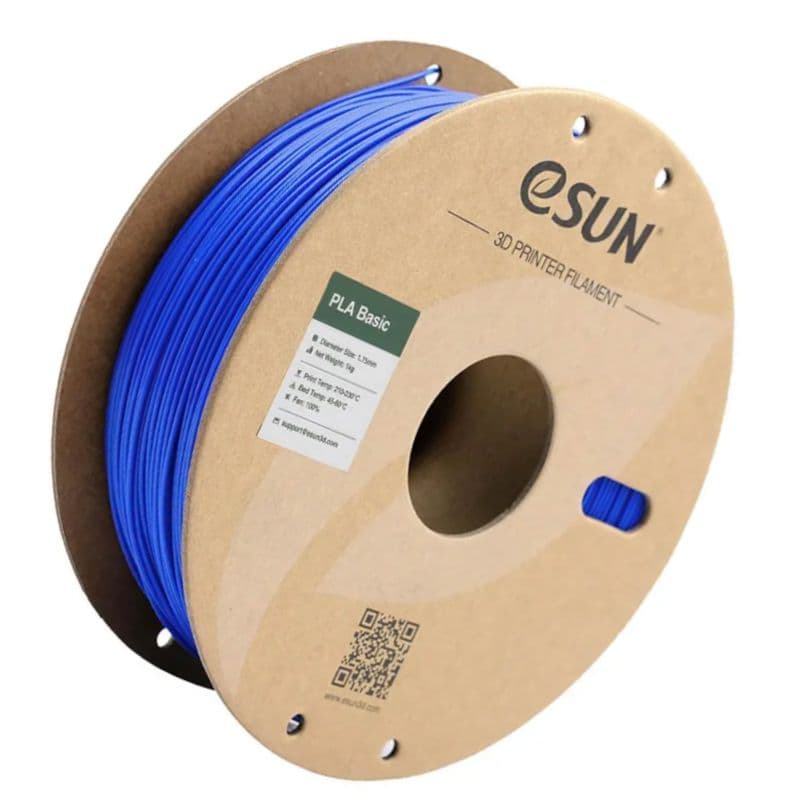 eSun 1.75mm PLA-Basic 1kg 3D Printing Filament Blue Color - View 2
