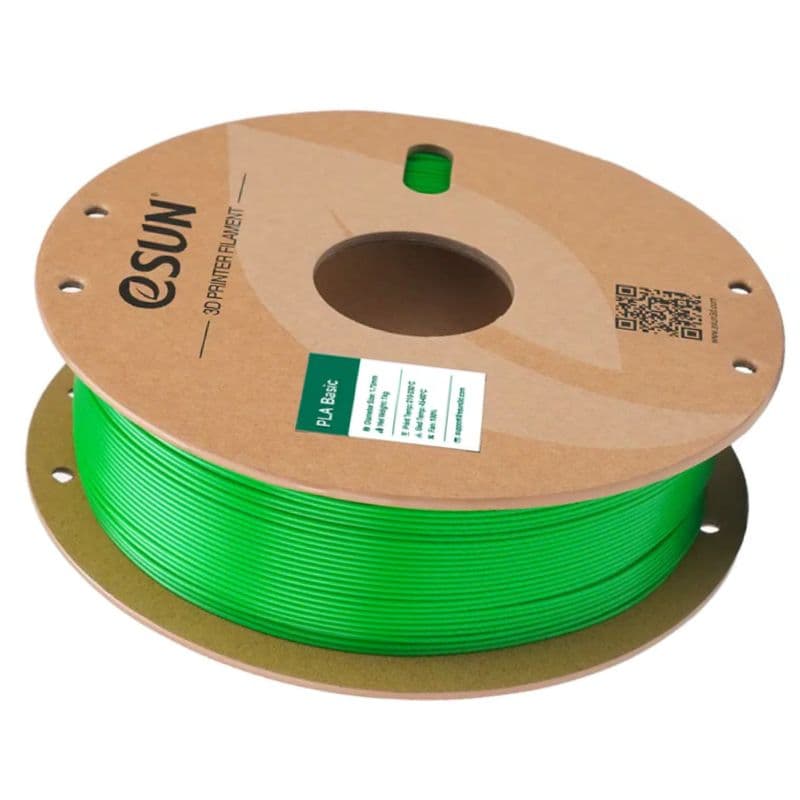 eSun PLA-Basic 1.75mm 1kg Roll 3D Printing Filament Green Color - View 3
