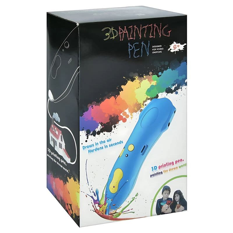 Goofoo 3D Printing Pen Blue Color - View 3