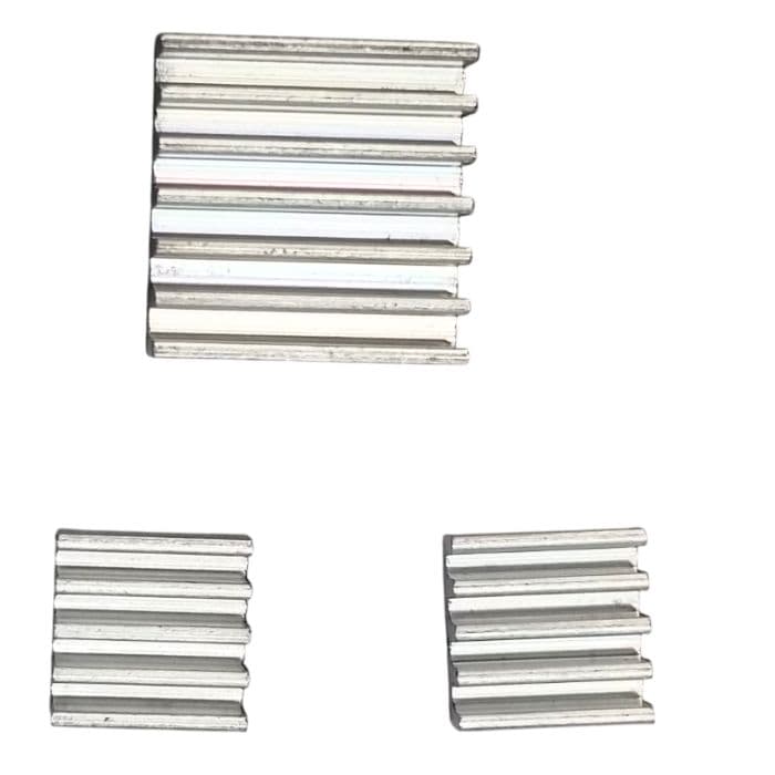 3 in 1 Raspberry Pi Aluminium Heat Sink for Pi 3 - View 1