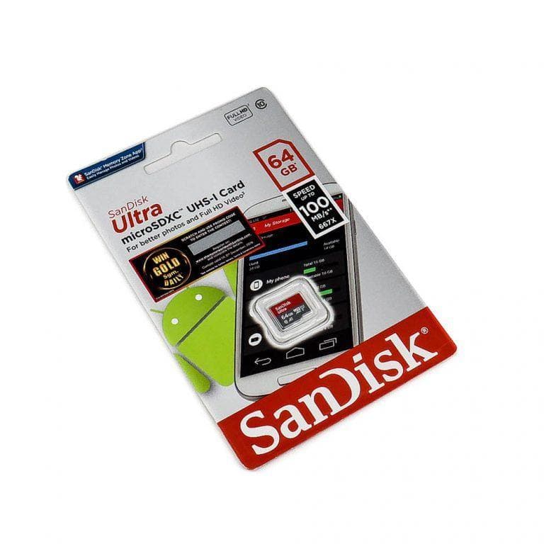 SanDisk 64GB Micro SD-SDHC Memory Card - View 3