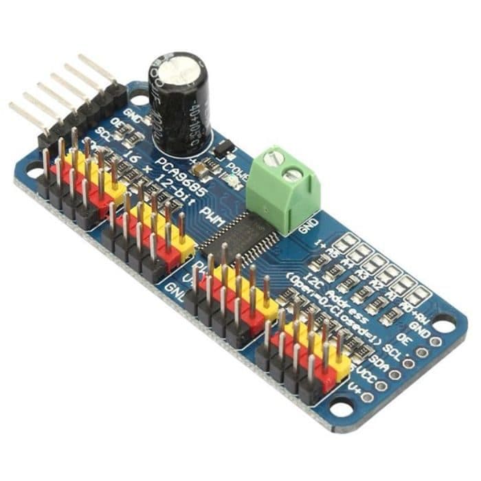 PCA9685 16 Channel Servo Motor Driver(Soldered) - View 2