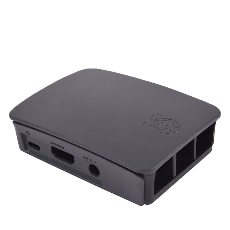 Raspberry Pi 3 Case (Black Grey) - View 1