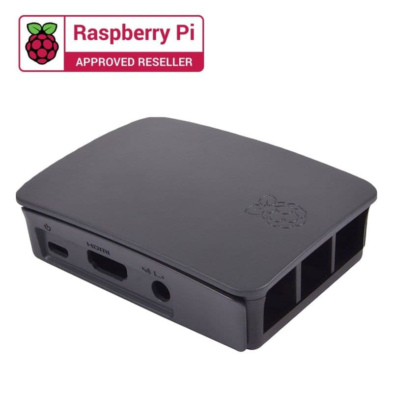 Raspberry Pi 3 Case (Black Grey) - View 2