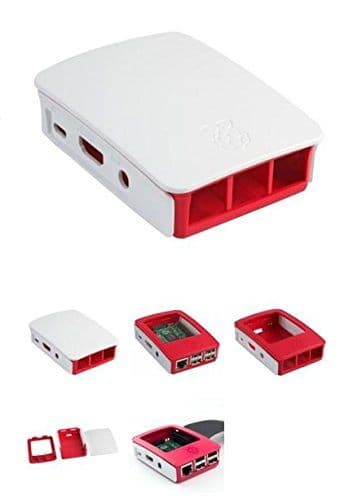 Raspberry Pi 3 Official Case for Model B and B+(White & Pink) - View 2