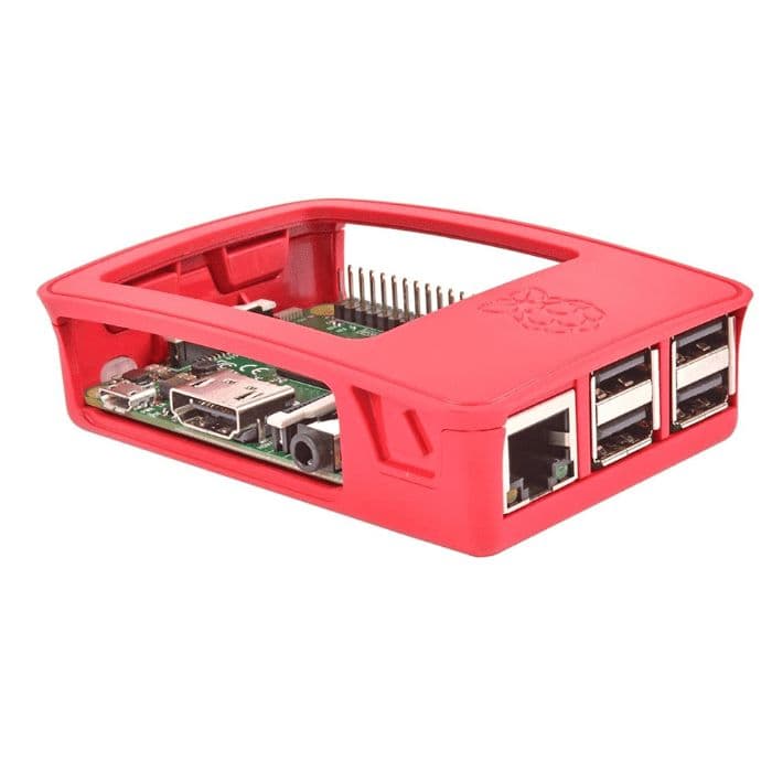 Raspberry Pi 3 Official Case for Model B and B+(White & Pink) - View 3