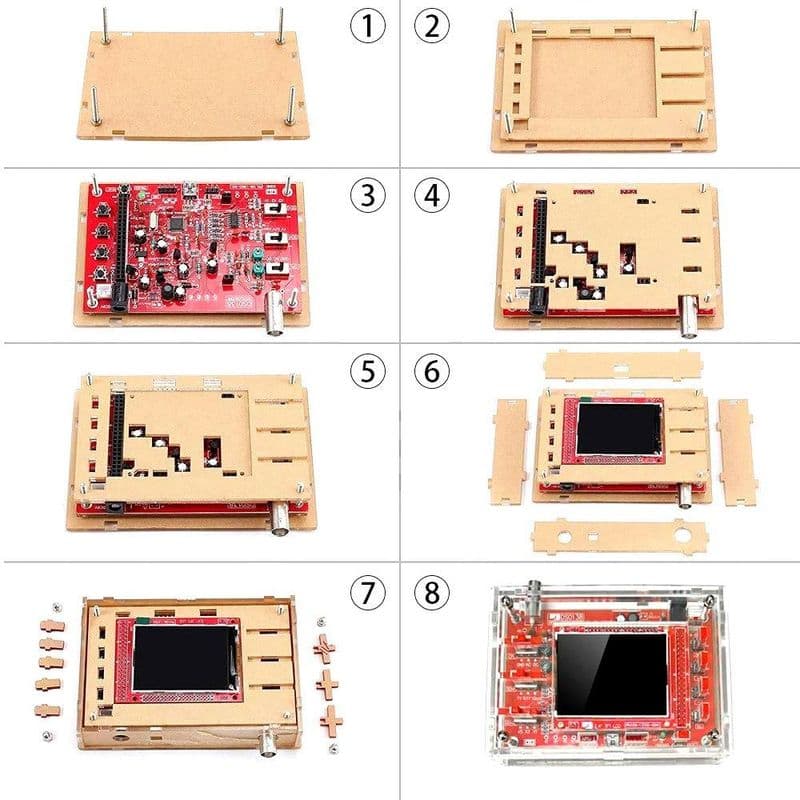 Acrylic Case Shell for DIY DSO138 Oscillator Kit - View 3