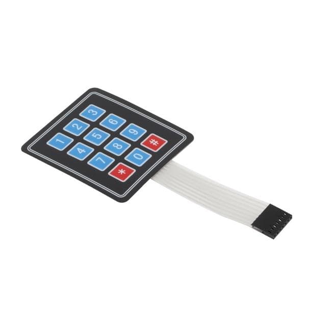 4x3 Flexible Matrix Keypad - View 2