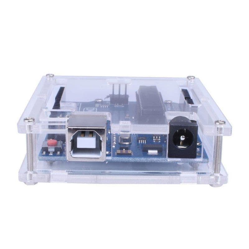 Arduino UNO R3 board Transparent Acrylic Case compatible - View 3