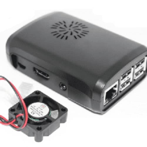 Raspberry Pi ABS case with Fan(Back) - View 1