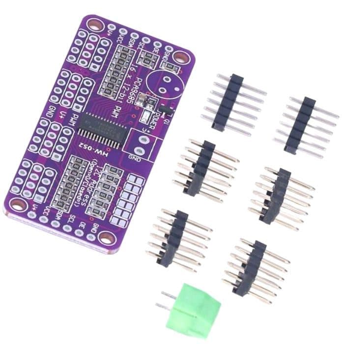 PCA9685 16 Channel 12 Bit Servo Motor Driver - View 2