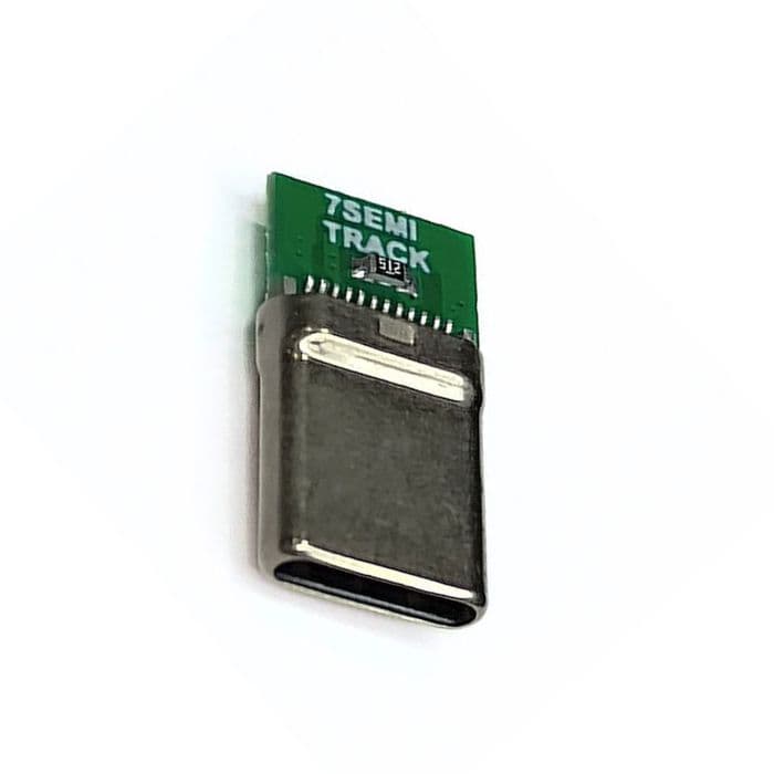 USB Type C PCB Male Breakout Board (4 Pin) -7Semi - View 2