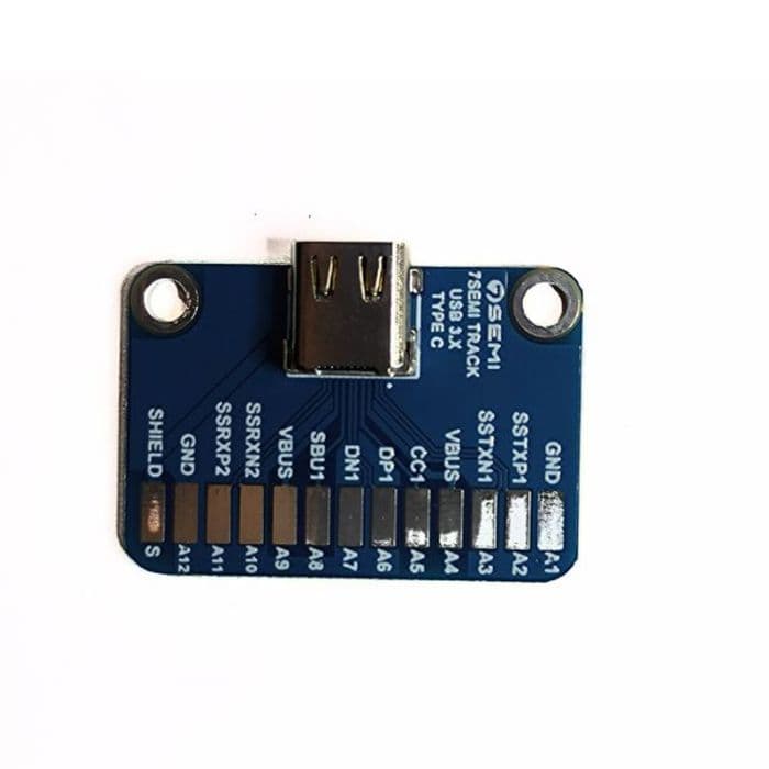 USB 3.1 PCB Connector Type C Female Breakout Board -7Semi - View 3