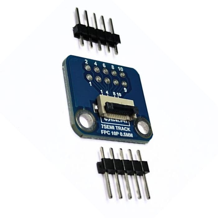 0.5mm FFC FPC Connector Breakout Board (10 Pin) -7Semi - View 1