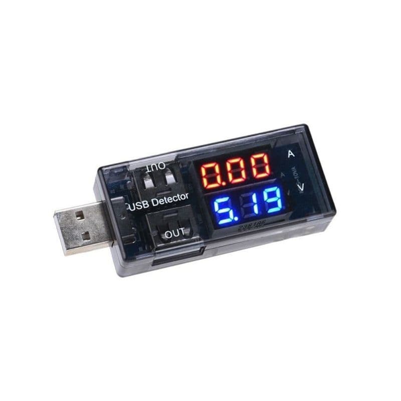 Dual USB Current Voltage Ammeter Tester - View 1