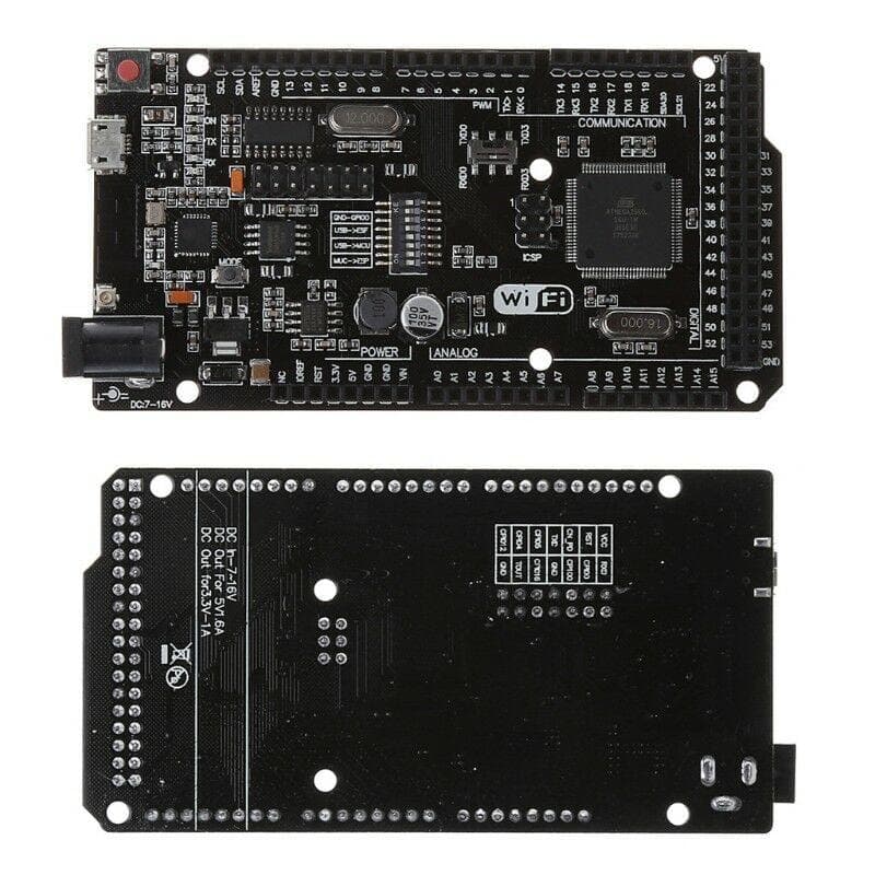 Arduino Mega 2560+WiFi R3 ATmega2560+Node MCU ESP8266 CH340G Compatible Board - View 3
