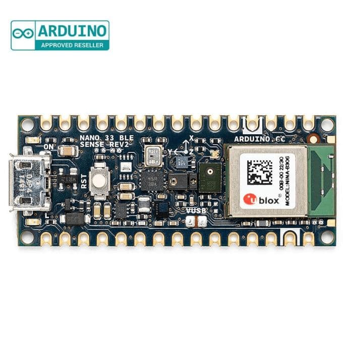 Arduino Nano 33BLE Sense Rev2 with Headers ABX00070 - View 2