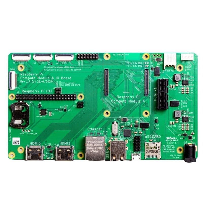 Raspberry Pi Compute Module 4 IO Board - View 1