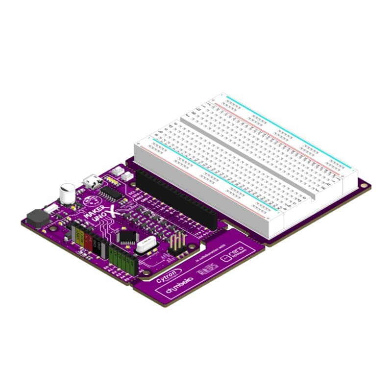 Cytron Maker UNO X – Arduino Compatible Development Board for Classroom - View 3