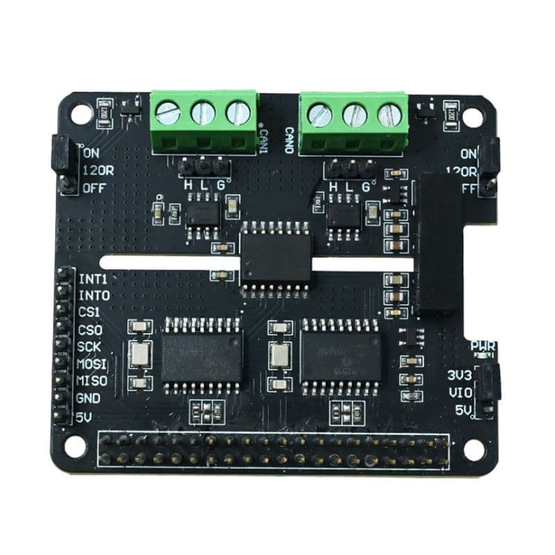 SmartElex 2 Channel CAN HAT - View 2
