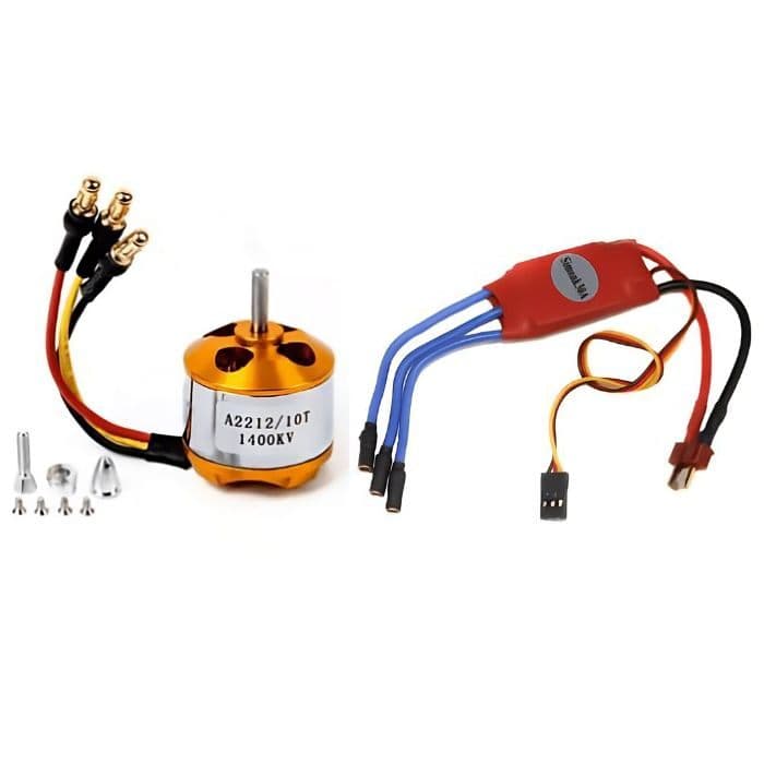 A2212 1400KV BLDC Motor and Simonk 30A ESC for RC Drones - View 1
