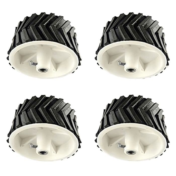 7 X 4 Cm Gear Motor Robot Wheel, Tyres for 6 mm Shaft Geared Dc Motor - 4 Pieces Robotics Science Project - View 3