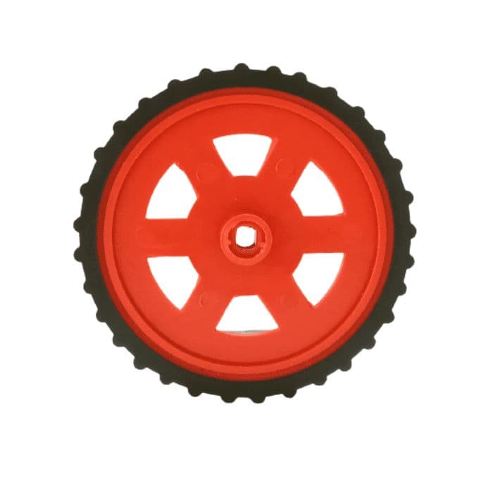 Red BO Motor Wheel - Set of 2 | Robotics Science Project - View 2