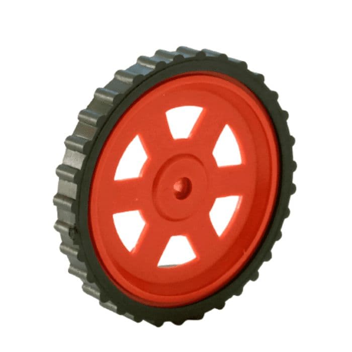Red BO Motor Wheel - Set of 2 | Robotics Science Project - View 3