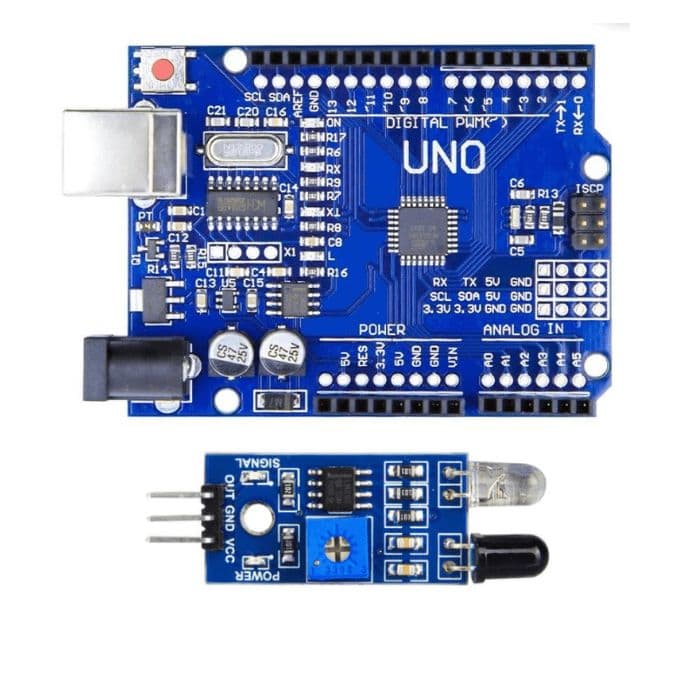IR Proximity Sensor with SMD UNO Compatible with Arduino - View 1