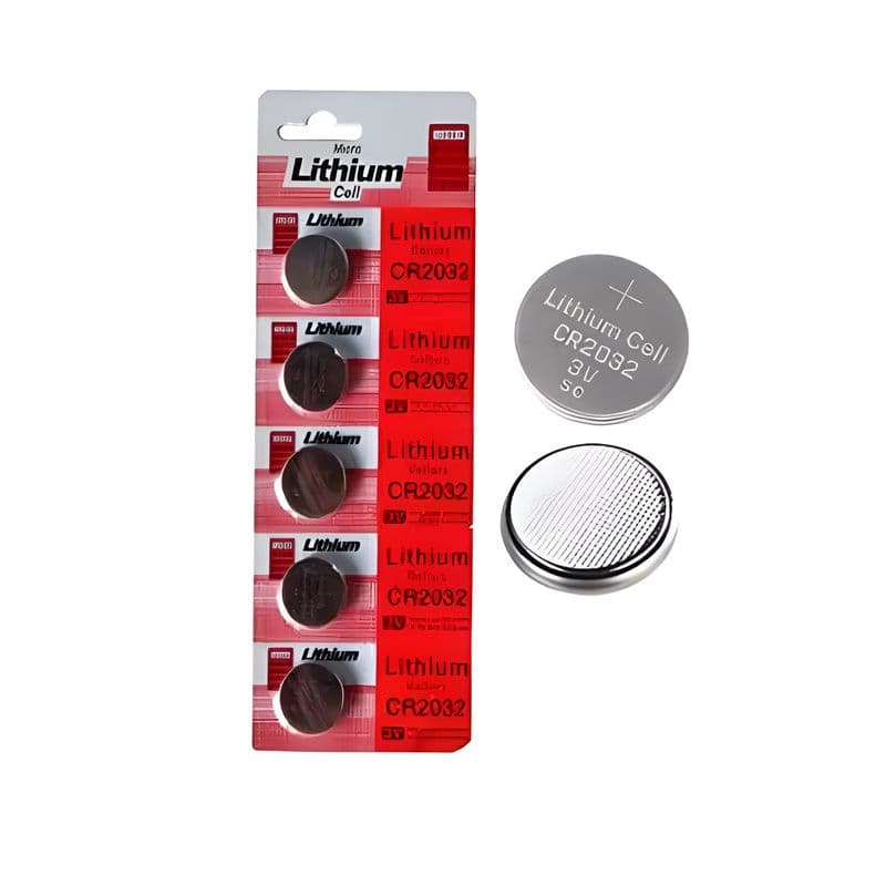 3V CR2032 Lithium Coin Battery (Pack of 5) - View 1