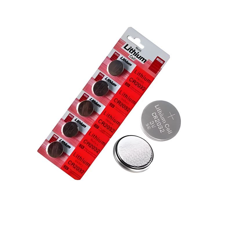 3V CR2032 Lithium Coin Battery (Pack of 5) - View 2