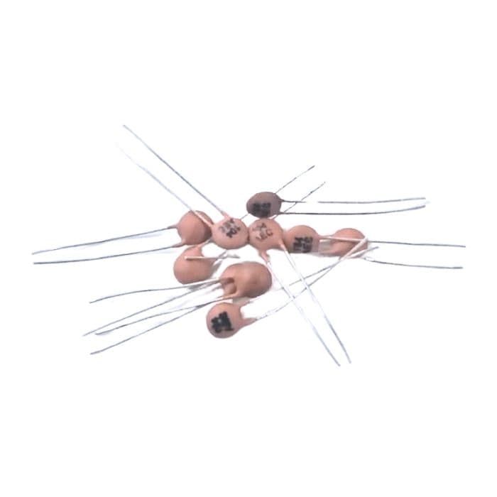 0.1 uF 50V Ceramic Capacitor (Pack of 10) - View 3