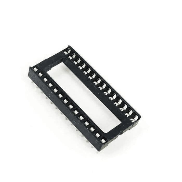 28 Pin Wide IC Base (Pack of 5) - View 2