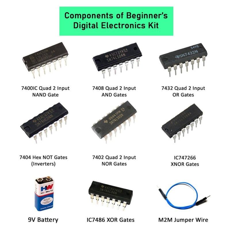 Beginners Digital Electronics Kit - View 2