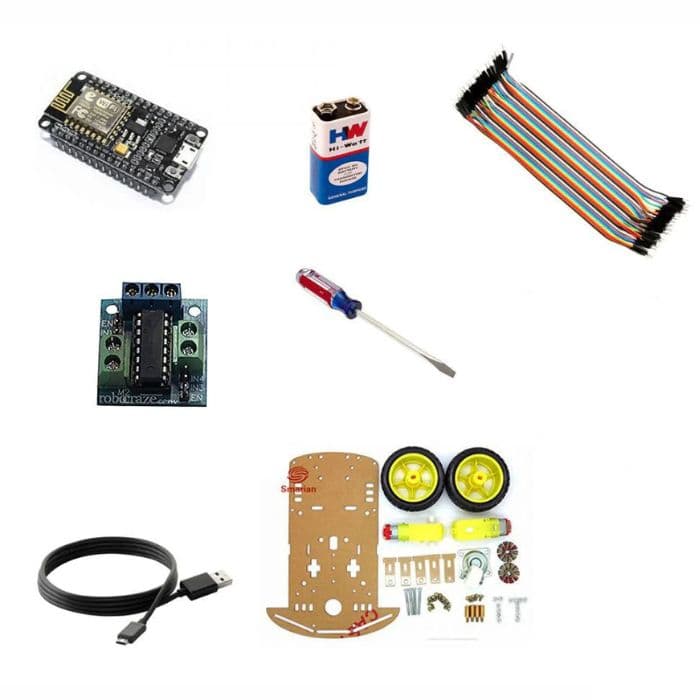 DIY WiFi Controlled Robot Kit - View 1