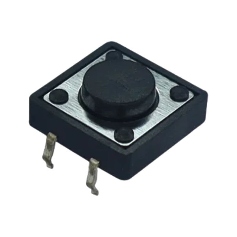 Tactile Push Button Switch 4 Pin 12X12X5mm (Pack of 5) - View 2