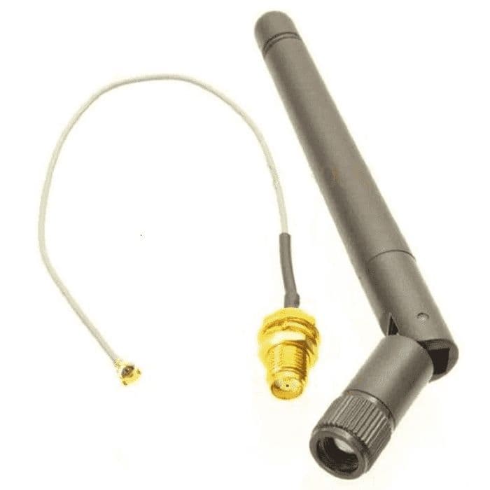 6dBi 2.4GHz 5GHz Dual Band WiFi SMA Antenna +165mm U.fl-IPEX Cable - View 1