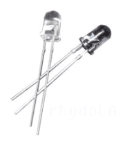 5mm IR Transmitter Receiver Pair - View 2