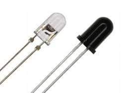 5mm IR Transmitter Receiver Pair - View 3